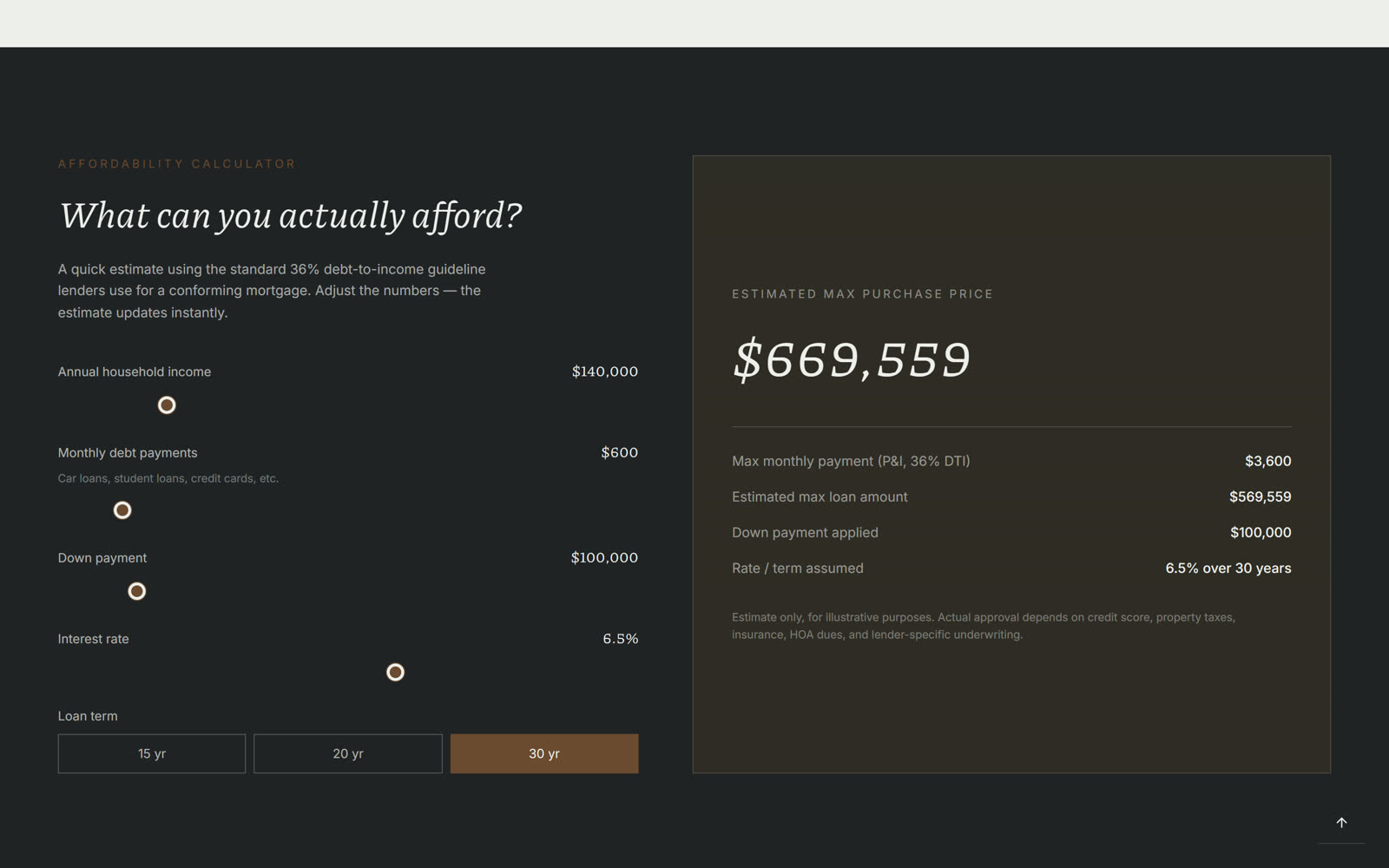 Buyer track